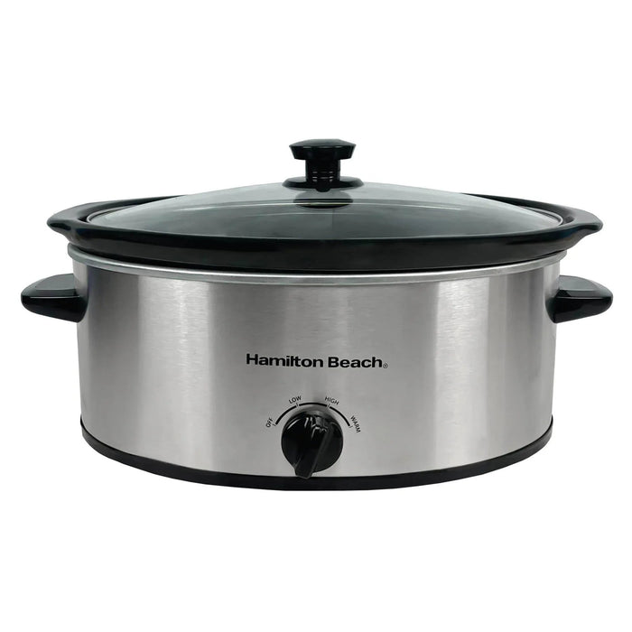 HAMILTON BEACH - The Family Favourite 6.5L Slow Cooker - Silver - HBSC070S - Kitchenary