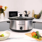 HAMILTON BEACH - The Family Favourite 6.5L Slow Cooker - Silver - HBSC070S - Kitchenary