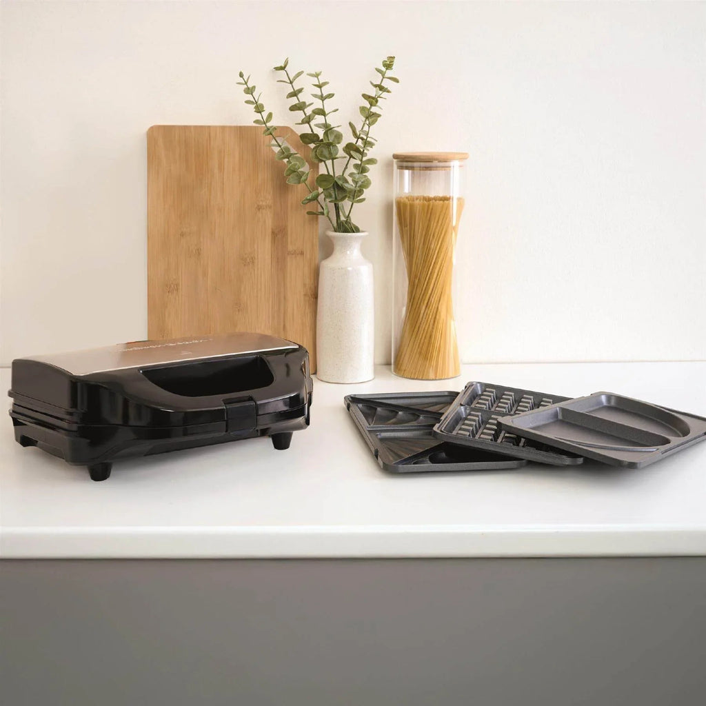 HAMILTON BEACH - XL 4-In-1 Deep Fill Sandwich Maker - Silver - HBSLS2002 - Kitchenary