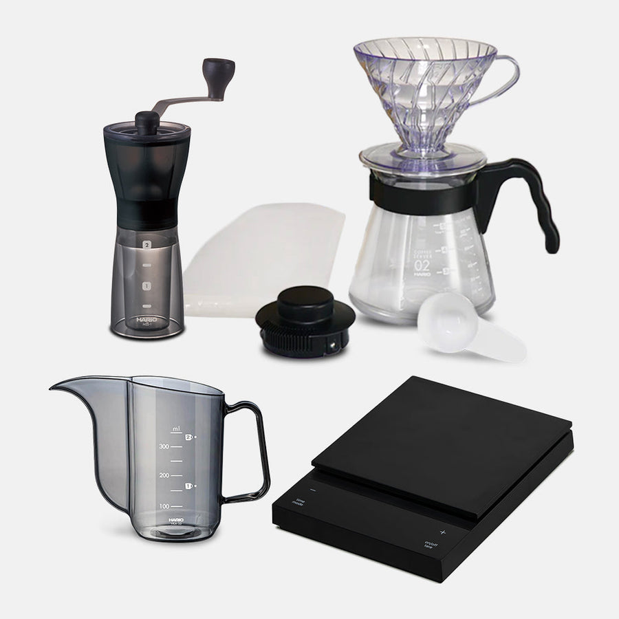 HARBUNDLE-007 - Hario Polaris V60 Size 02 All-in-One Filter Coffee Maker Bundle - Kitchenary