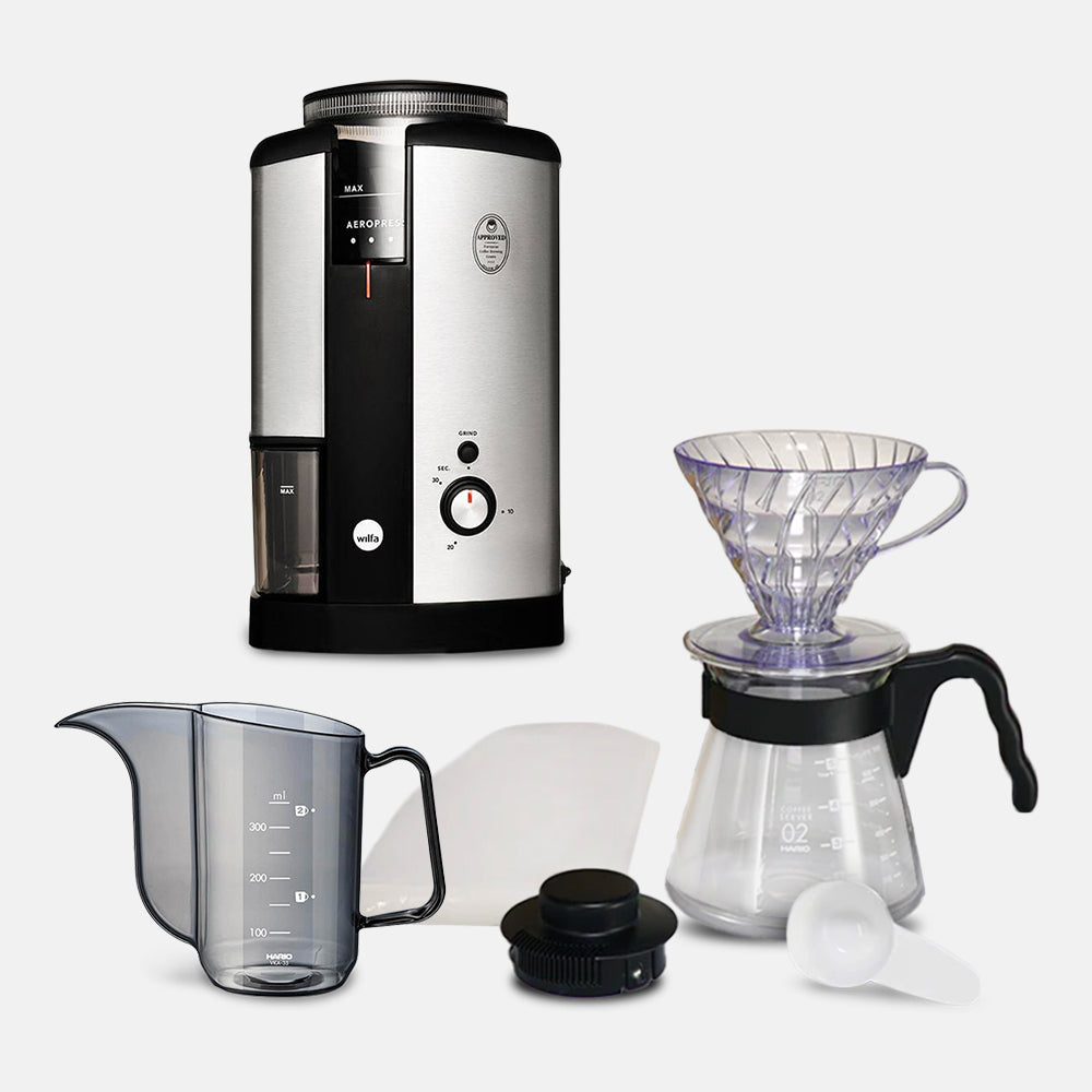 Wilfa x Hario V60 Coffee Dripper and Server Set Bundle