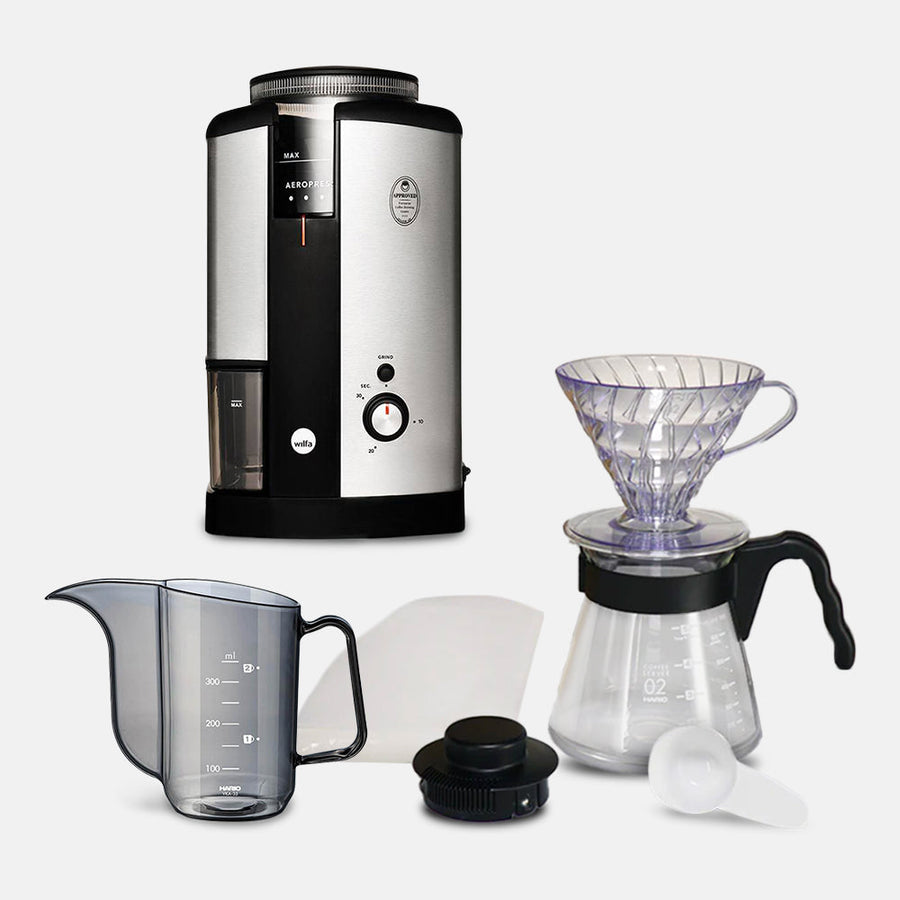 Wilfa x Hario V60 Coffee Dripper and Server Set Bundle