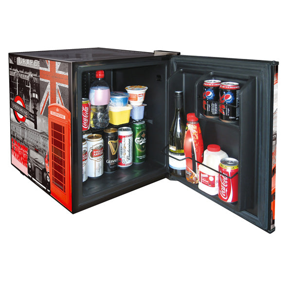 HUSKY - 43L Mini Fridge - London Themed - HUS-EL195 - Kitchenary