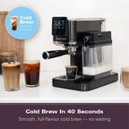 HAMILTON BEACH - BaristaPro+ Touch 8-in-1 Espresso Machine - Black - HBC7210B - Kitchenary