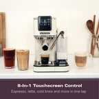 HAMILTON BEACH - BaristaPro+ Touch 8-in-1 Espresso Machine - Cream - HBC7210C - Kitchenary