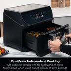 HAMILTON BEACH - FlexiZone 10L Dual Air Fryer - HB983AP - Kitchenary