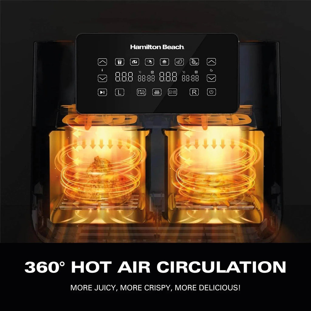 HAMILTON BEACH - HealthyCook 8L Dual Air Fryer - HB4006 - Kitchenary