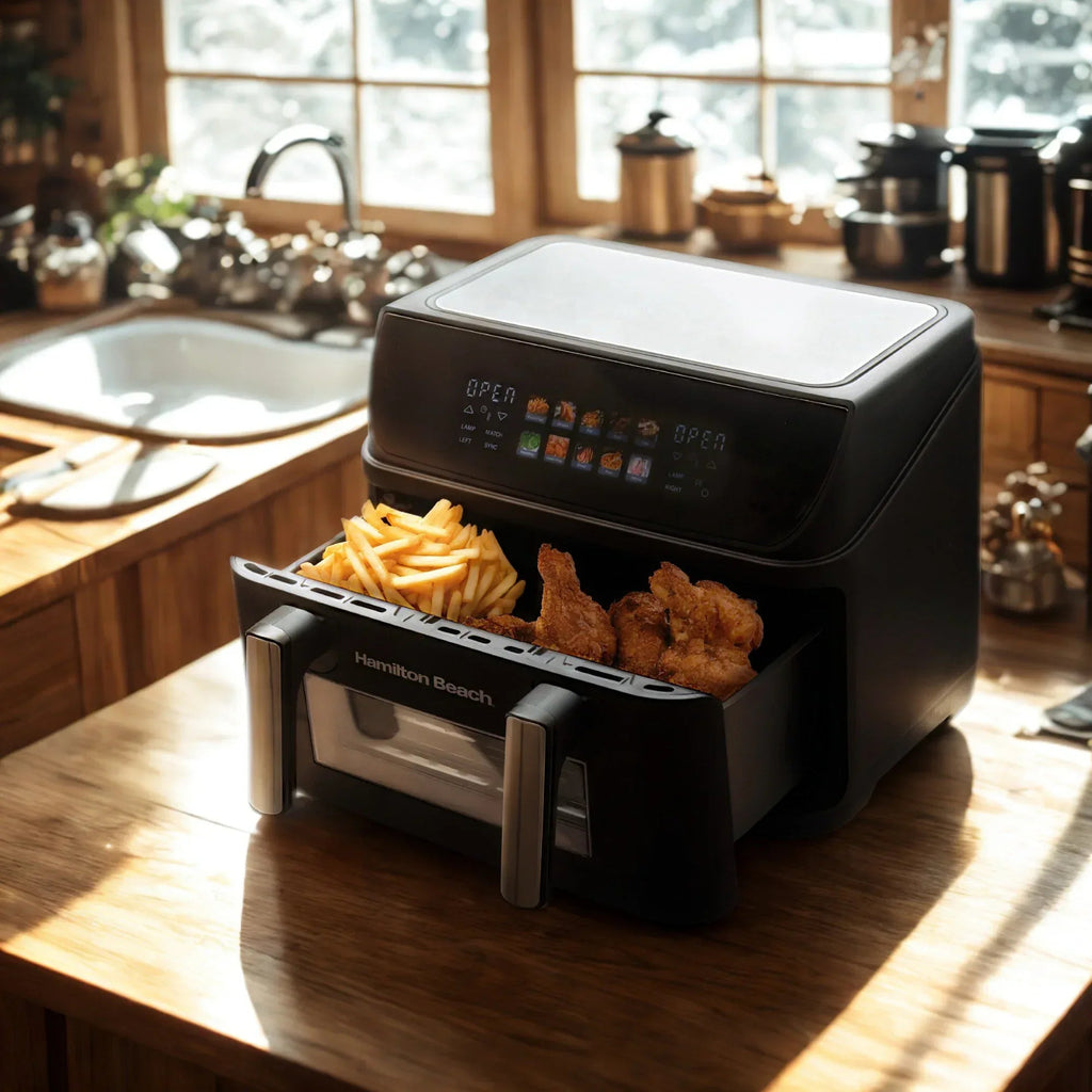 HAMILTON BEACH - HealthyCook 8L Dual Air Fryer - HB4006 - Kitchenary