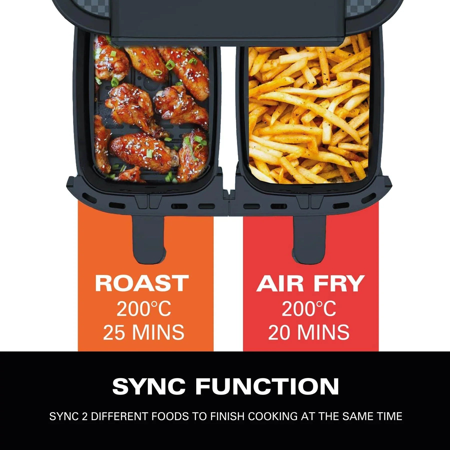 HAMILTON BEACH - HealthyCook 8L Dual Air Fryer - HB4006 - Kitchenary