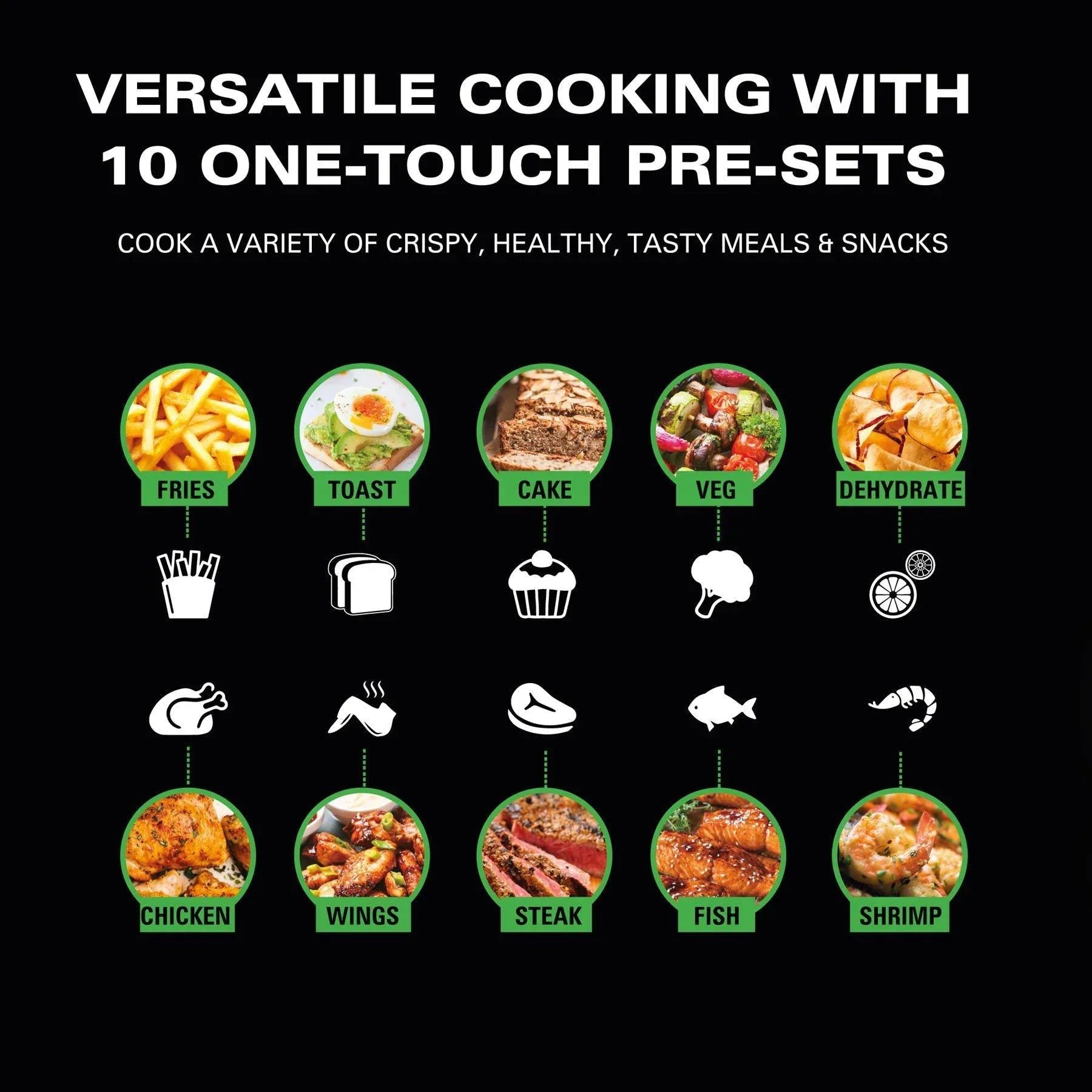 HAMILTON BEACH - VisionCook 11L Digital Dual Air Fryer Oven - HB2116A - Kitchenary