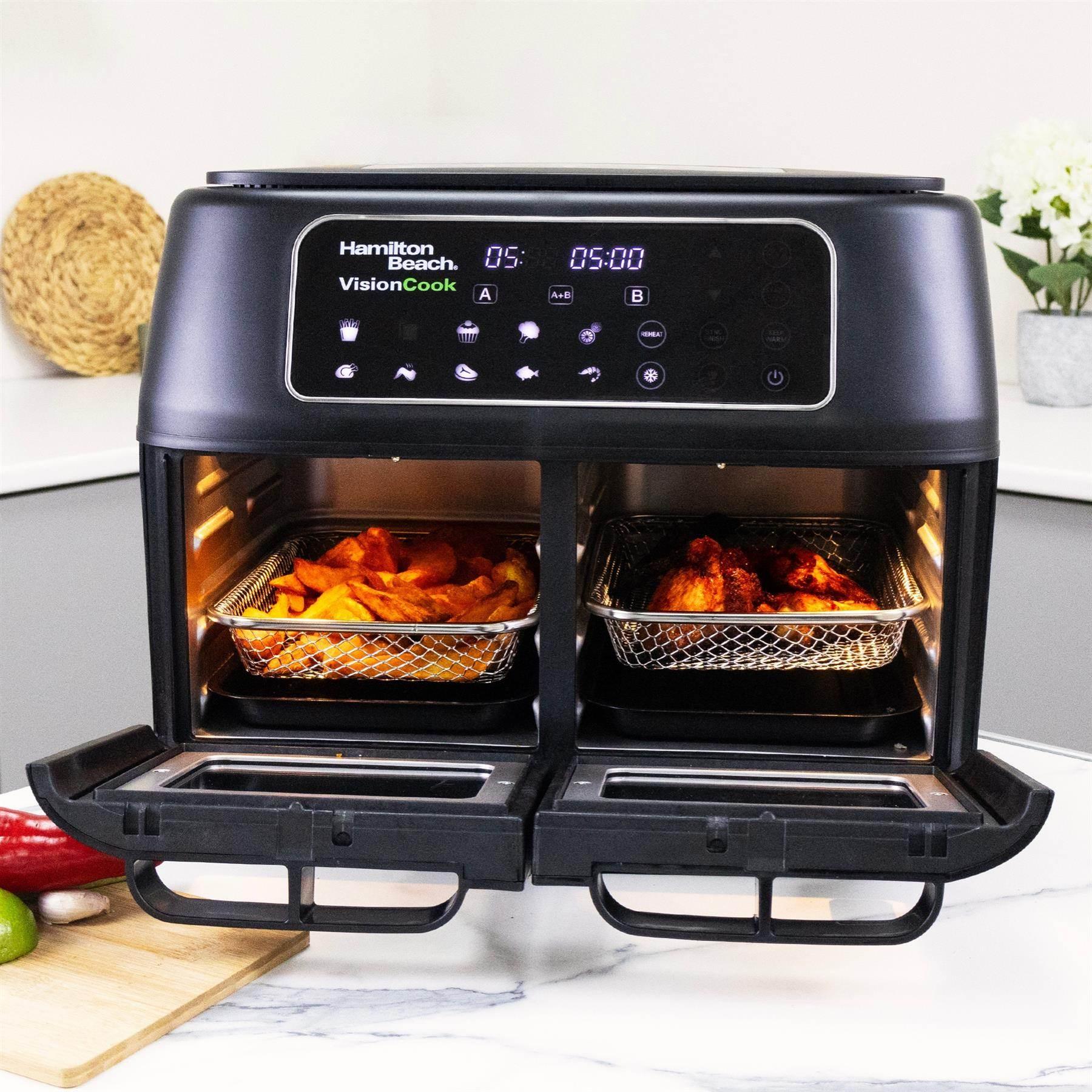 HAMILTON BEACH - VisionCook 11L Digital Dual Air Fryer Oven - HB2116A - Kitchenary