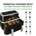 HAMILTON BEACH - VisionCook 9L Dual Air Fryer - HB700VCGS - Kitchenary