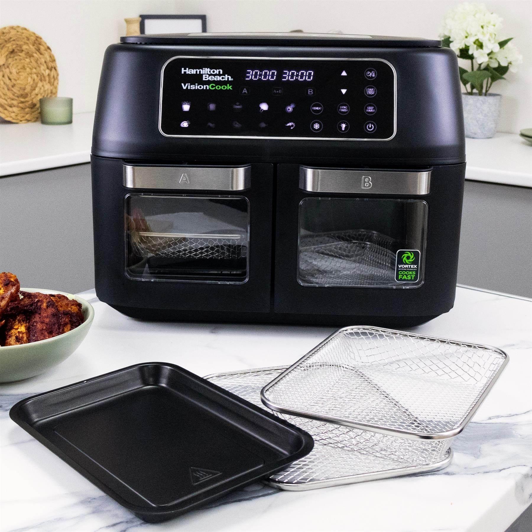 HAMILTON BEACH - VisionCook 9L Dual Air Fryer - HB700VCGS - Kitchenary