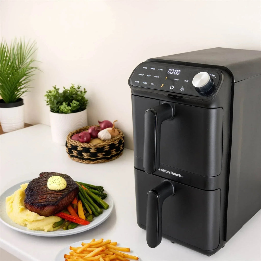 HAMILTON BEACH - XXL Dual Stack 2 Drawer Air Fryer - HBA11B - Kitchenary