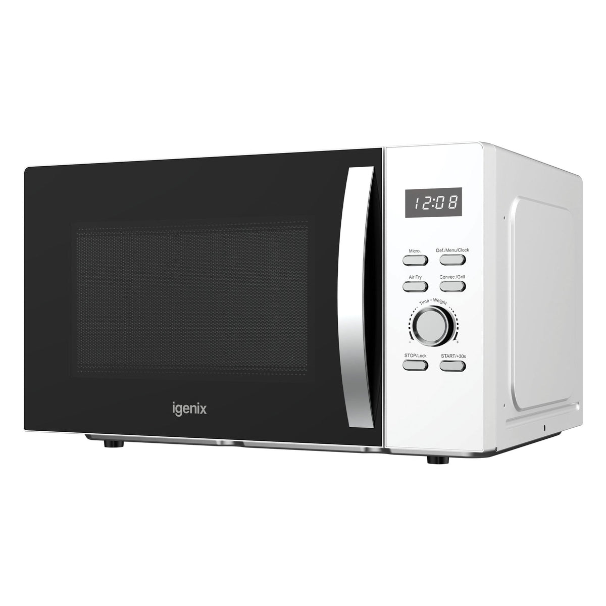 IGENIX - 25L 850W Digital Combination Microwave with Air Fry Function - White - IGMC02580W - Kitchenary