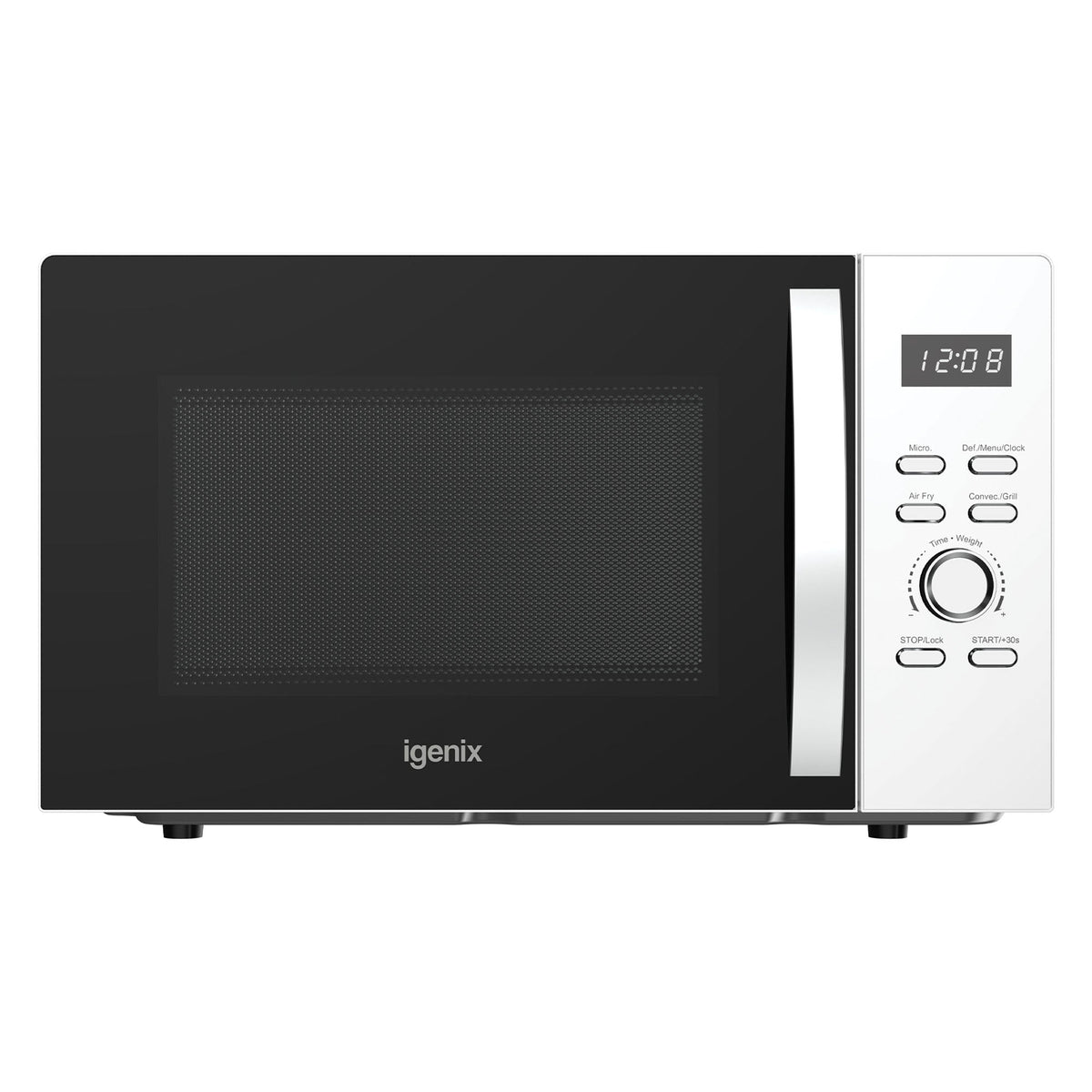 IGENIX - 25L 850W Digital Combination Microwave with Air Fry Function - White - IGMC02580W - Kitchenary