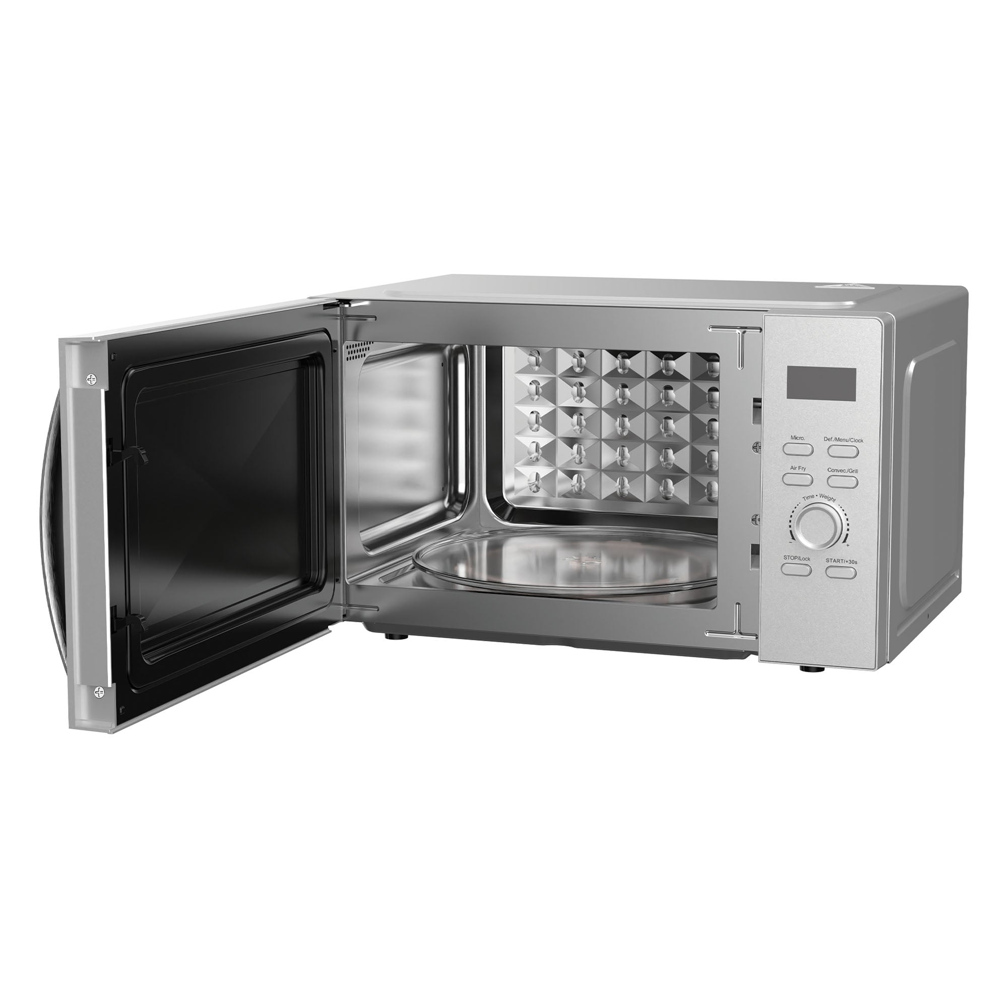 IGENIX - 28 Litre 850W Digital Combination Microwave with Air Fry Function - Silver  - IGMC02890S - Kitchenary