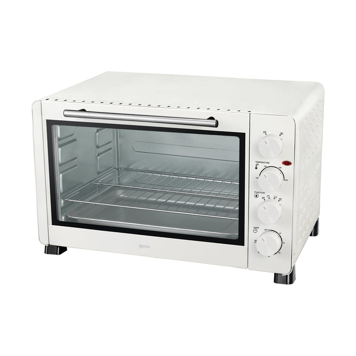 IGENIX - 60 Litre Electric Mini Oven - White - IG7161 - Kitchenary