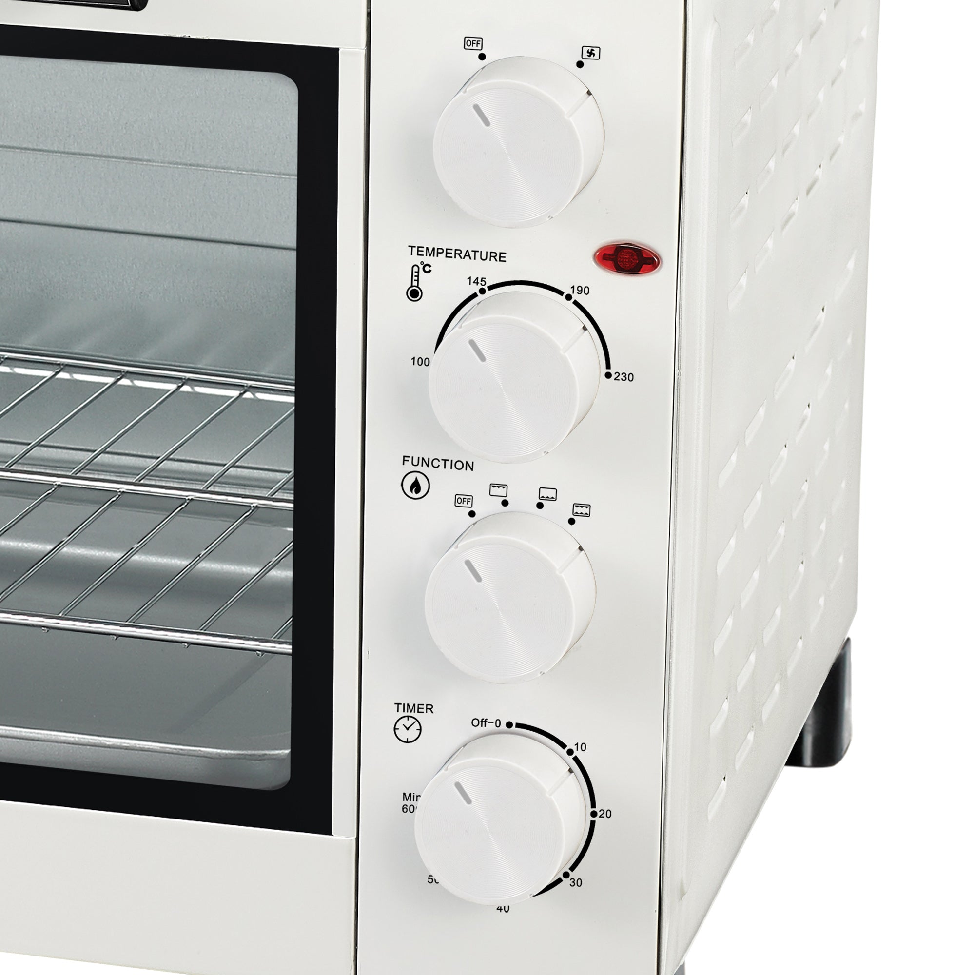 IGENIX - 60 Litre Electric Mini Oven - White - IG7161 - Kitchenary