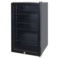 IGENIX - 98L UNDER COUNTER DRINKS FRIDGE BLACK - IGBF098UCB - Kitchenary