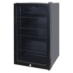 IGENIX - 98L UNDER COUNTER DRINKS FRIDGE BLACK - IGBF098UCB - Kitchenary