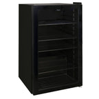IGENIX - 98L UNDER COUNTER DRINKS FRIDGE BLACK - IGBF098UCB - Kitchenary