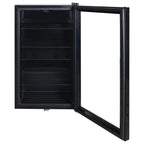 IGENIX - 98L UNDER COUNTER DRINKS FRIDGE BLACK - IGBF098UCB - Kitchenary