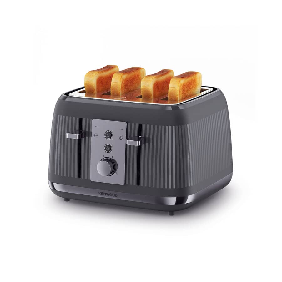 KENWOOD - 4 Slice Dusk Toaster - Grey - TFP30.000GY - Kitchenary