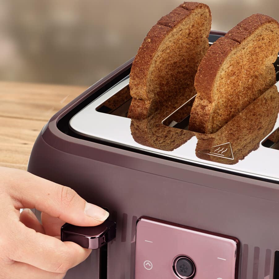 KENWOOD - 4 Slice Dusk Toaster - Purple - TFP30.000PU - Kitchenary