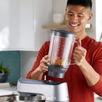 KENWOOD - Glass Blender Attachment - Grey & Glass - KAH359GL - Kitchenary