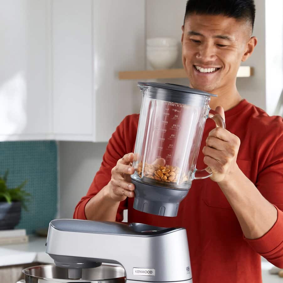 KENWOOD - Glass Blender Attachment - Grey & Glass - KAH359GL - Kitchenary