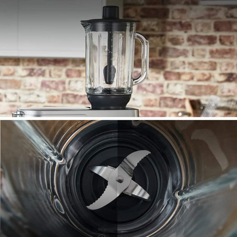 KENWOOD - Glass Blender Attachment - Grey & Glass - KAH359GL - Kitchenary