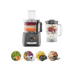 KENWOOD - MultiPro 2-in-1 Compact Food Processor and Blender - Grey - FDP31.170GY - Kitchenary