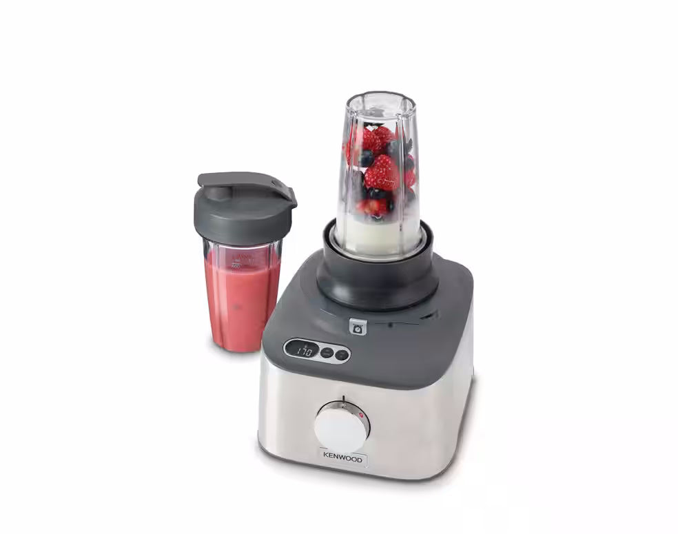 KENWOOD - MultiPro Compact+ 5-in-1 Food Processor with Weighing - Stainless Steel - FDM312SS - Kitchenary