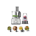 KENWOOD - MultiPro Express 2-in-1 Food Processor with Smoothie2Go - Silver - FDP65.180SI - Kitchenary