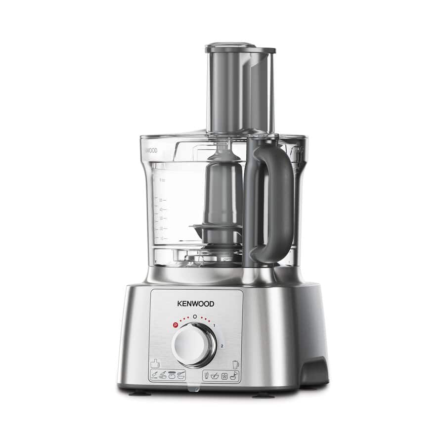 KENWOOD - MultiPro Express 2-in-1 Food Processor with Smoothie2Go - Silver - FDP65.180SI - Kitchenary