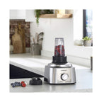 KENWOOD - MultiPro Express 2-in-1 Food Processor with Smoothie2Go - Silver - FDP65.180SI - Kitchenary