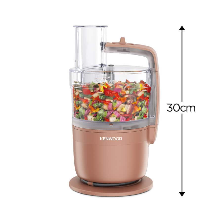 KENWOOD - MultiPro Go Compact Food Processor - Clay Red - FDP22.130RD - Kitchenary