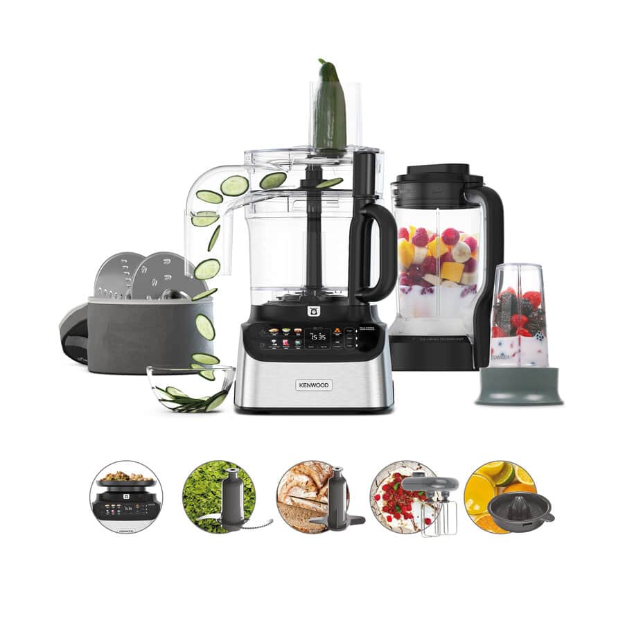 KENWOOD - Multipro OneTouch Food Processor and Blender - Silver - FDM73.850SS - Kitchenary