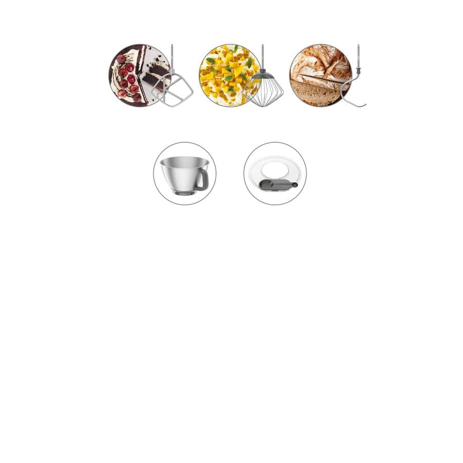 KENWOOD - Multitasker Stand Mixer - White - KHC30.000WH - Kitchenary