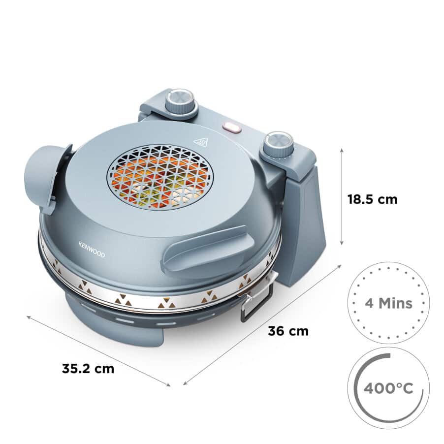 KENWOOD - My Pizzeria Countertop Pizza Oven - Storm Blue - KPO10.000GY - Kitchenary