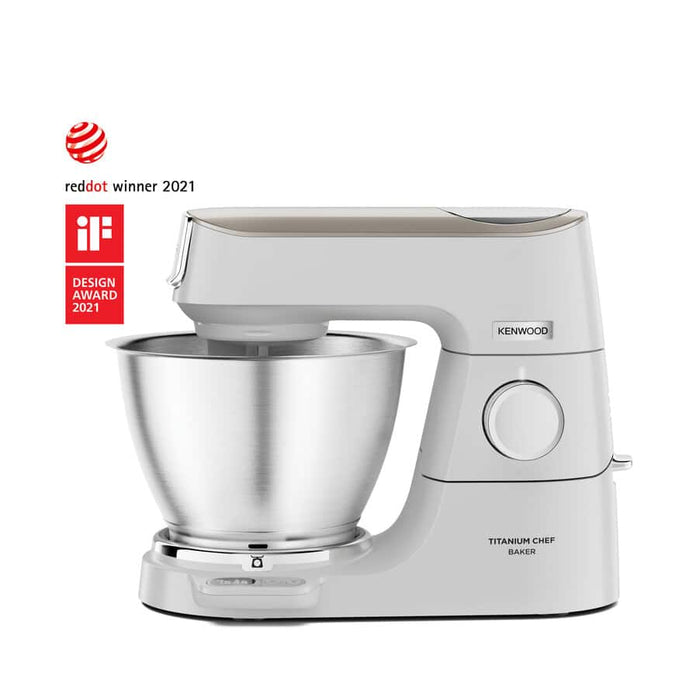 KENWOOD - Titanium Chef Baker Stand Mixer - White - KVC65.001WH - Kitchenary