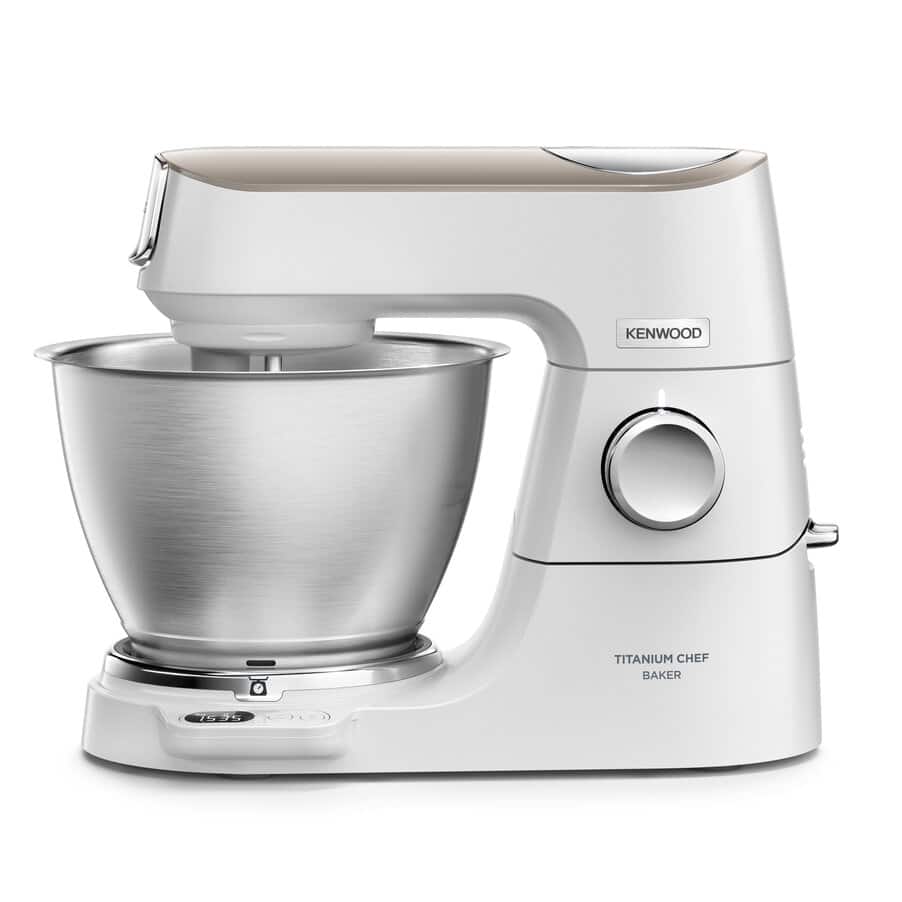KENWOOD - Titanium Chef Baker Stand Mixer - White - KVC65.001WH - Kitchenary