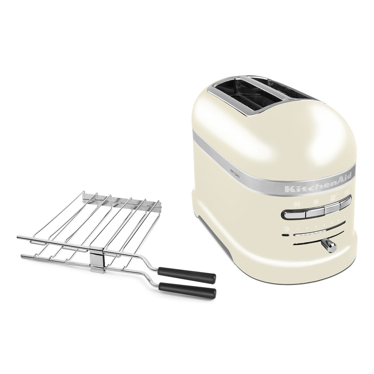 KITCHENAID - 2 Slice Artisan Toaster - Almond Cream - 5KMT2204BAC - Kitchenary