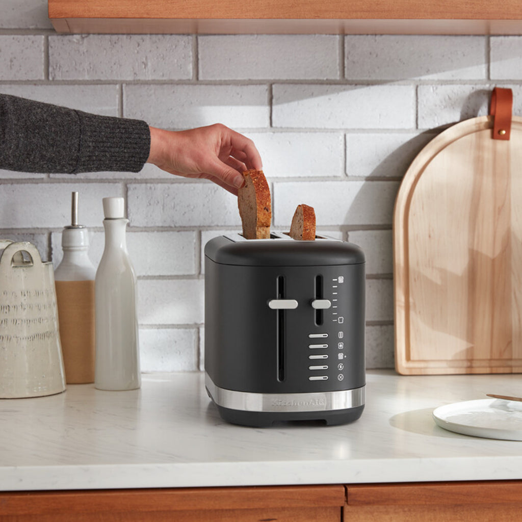KITCHENAID - 2 Slice Toaster - Matte Black - 5KMT2109BBM - Kitchenary