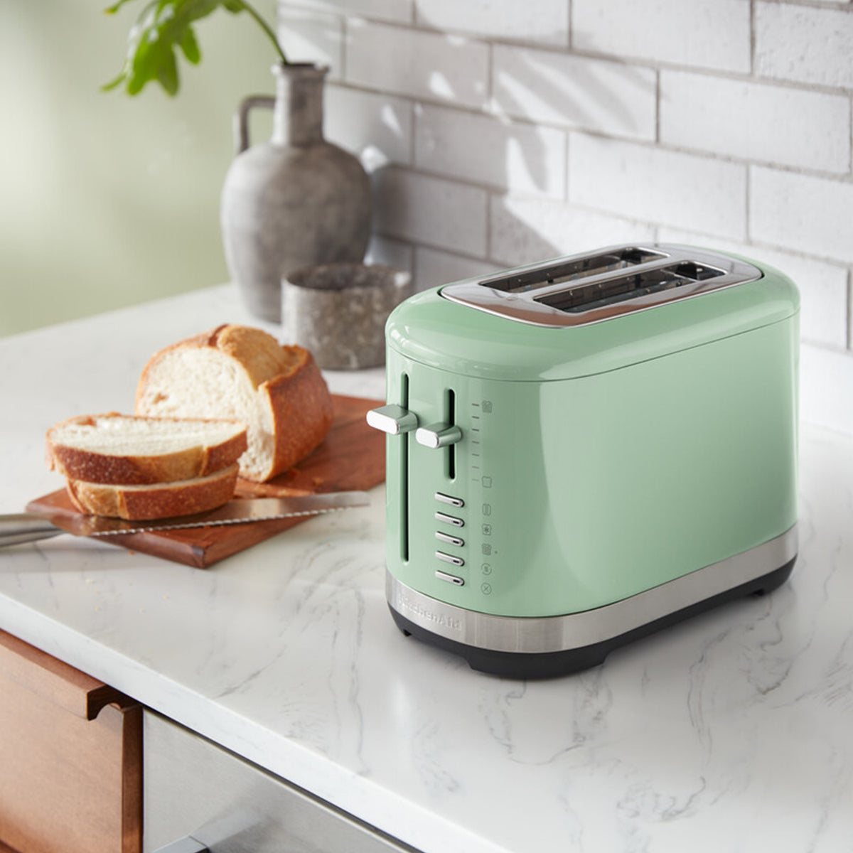 KITCHENAID - 2 Slice Toaster - Pistachio - 5KMT2109BPT - Kitchenary