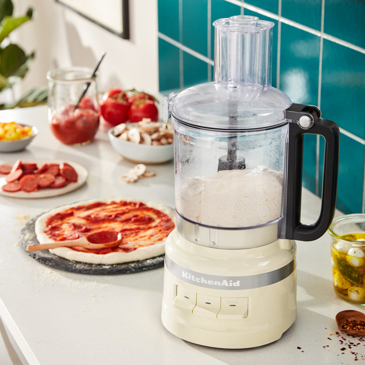 KITCHENAID - 2.1L Food Processor - Almond Cream - 5KFP0921BAC - Kitchenary