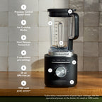KITCHENAID - 2L Pure Power Blender - Matte Black - 5KSB2073BBM - Kitchenary