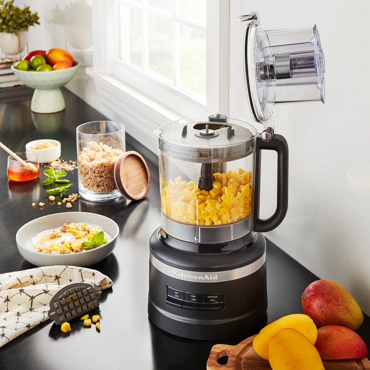 KITCHENAID - 3.1L Food Processor - Matte Black - 5KFP1319BBM - Kitchenary