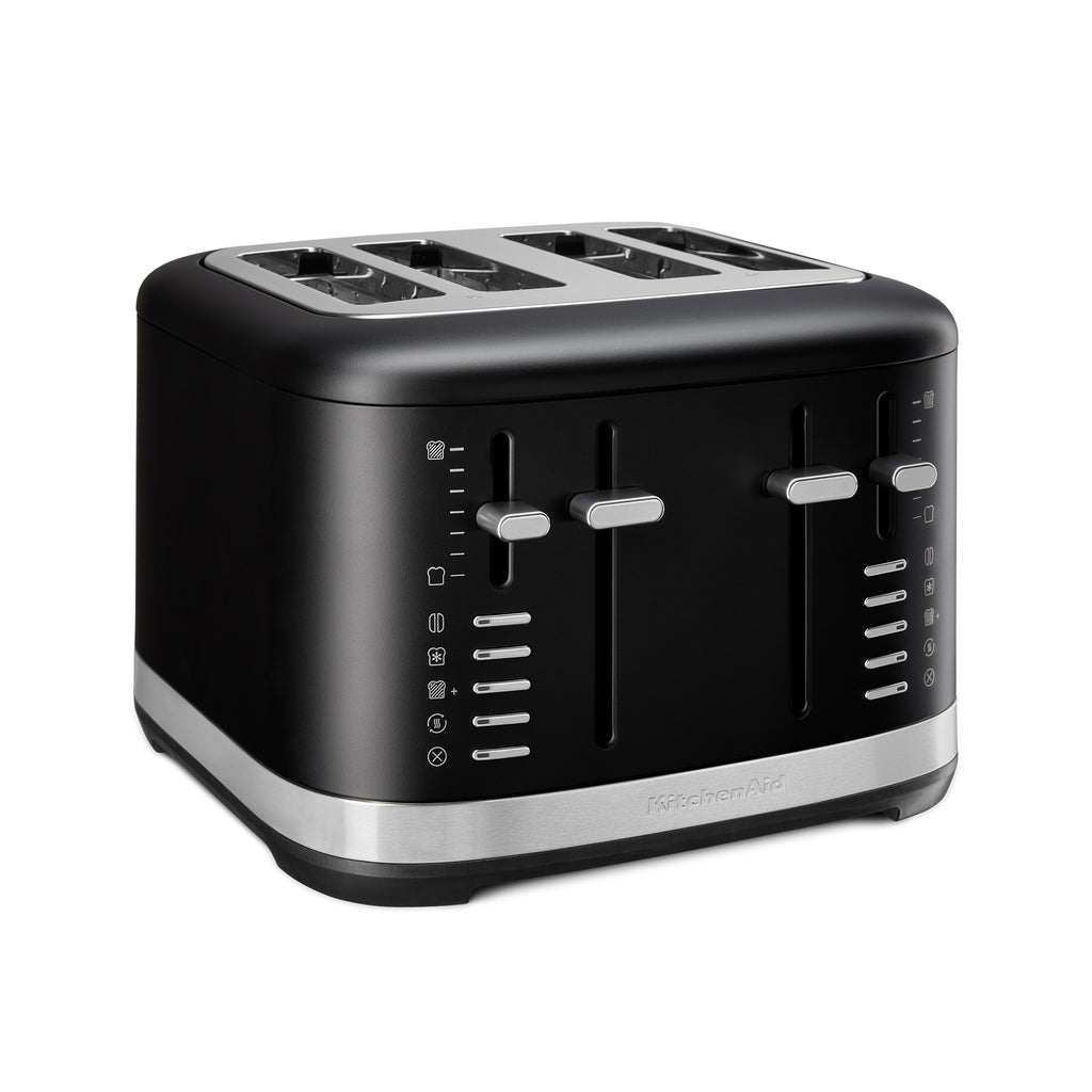 KITCHENAID - 4 Slice Toaster - Matte Black - 5KMT4109BBM - Kitchenary